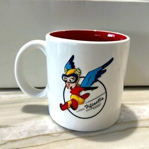 WALT DISNEY Fifinella 16oz Mug Rare Gremlins WWII WASP Woman's Airforce Mascot